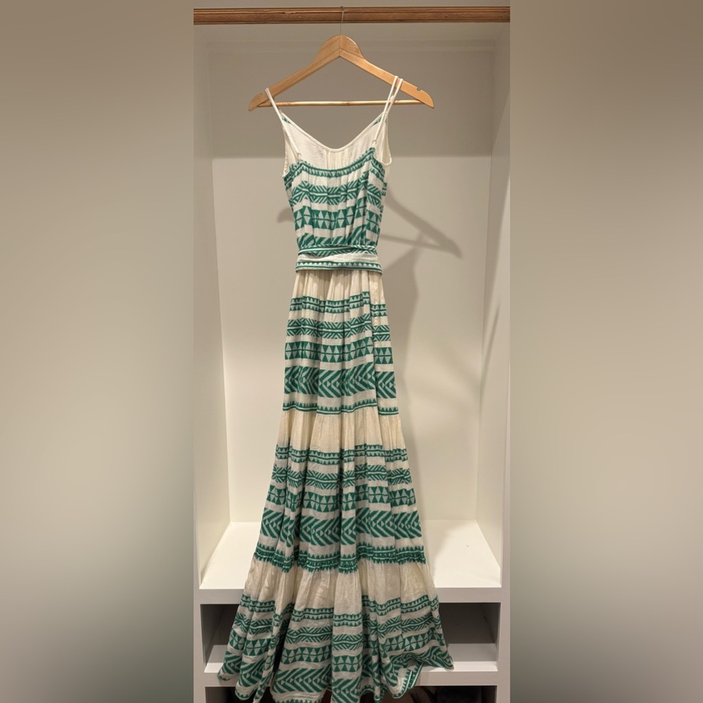 Devotion Green And Cream Patterned Top - image 3